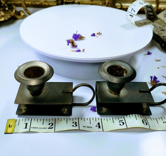 Vintage 1970s. Two Candle holders with match holders. Excellent condition - Picture 6 of 12